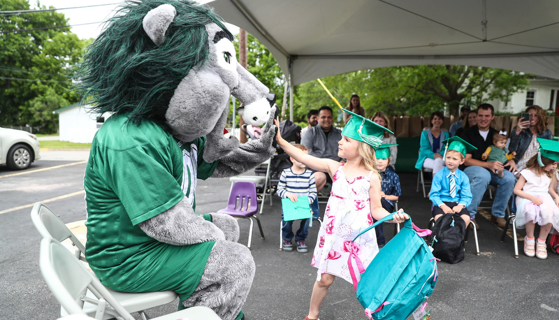 Pre-school graduates ready for kindergarten