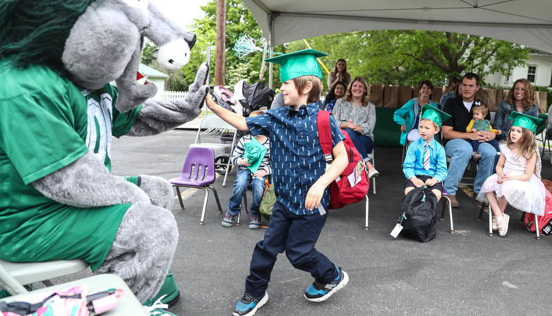 Pre-school graduates ready for kindergarten