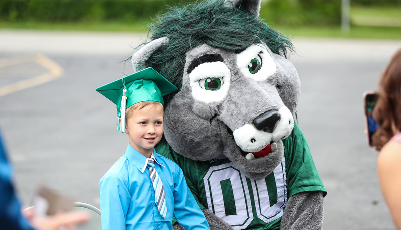 Pre-school graduates ready for kindergarten