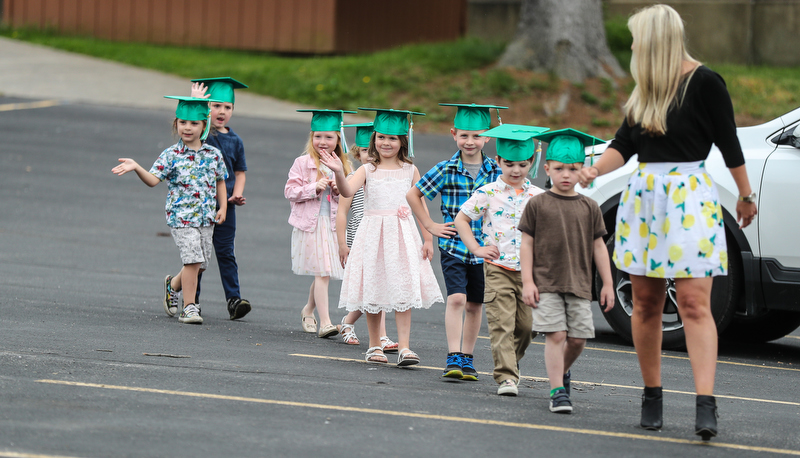 Pre-school graduates ready for kindergarten