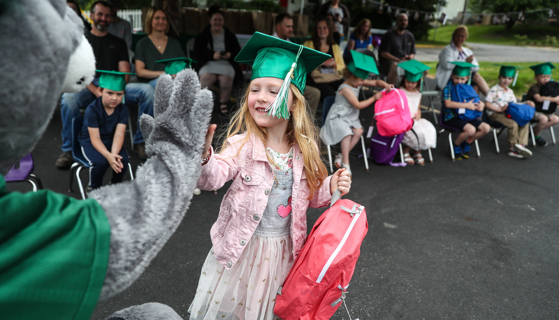 Pre-school graduates ready for kindergarten