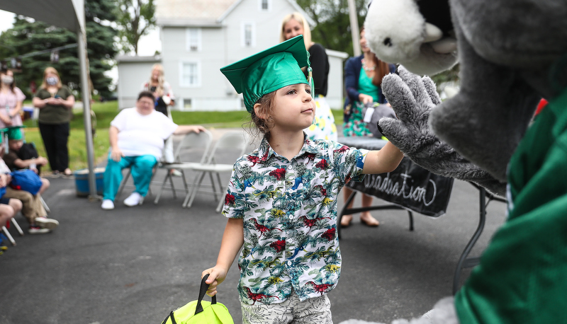 Pre-school graduates ready for kindergarten