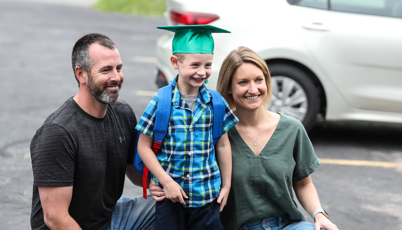 Pre-school graduates ready for kindergarten