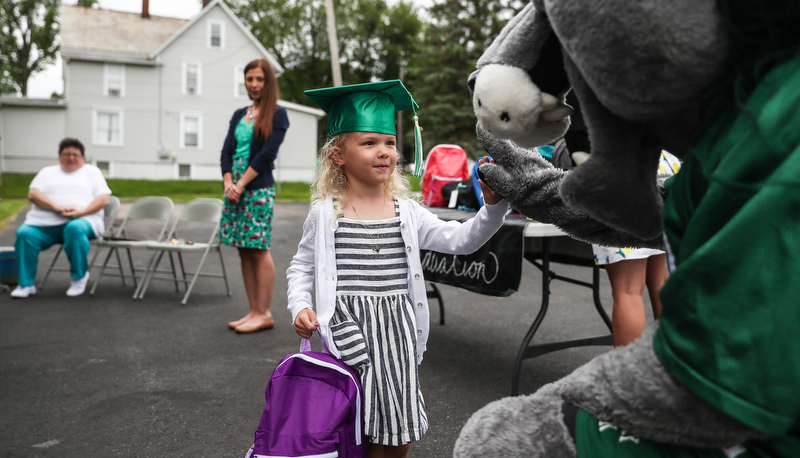 Pre-school graduates ready for kindergarten