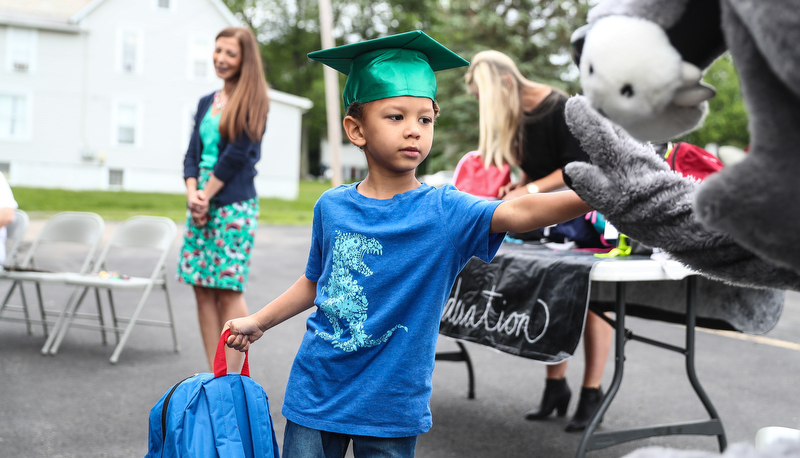 Pre-school graduates ready for kindergarten