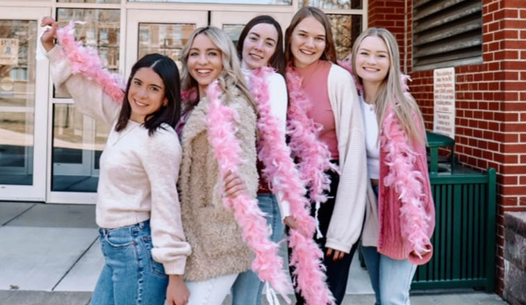 Group of women posing for a photo