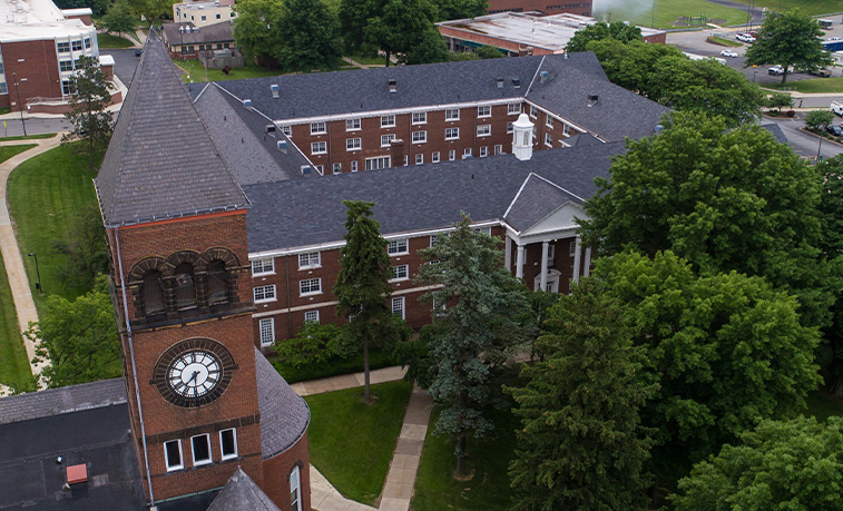 Old Main and North Hall