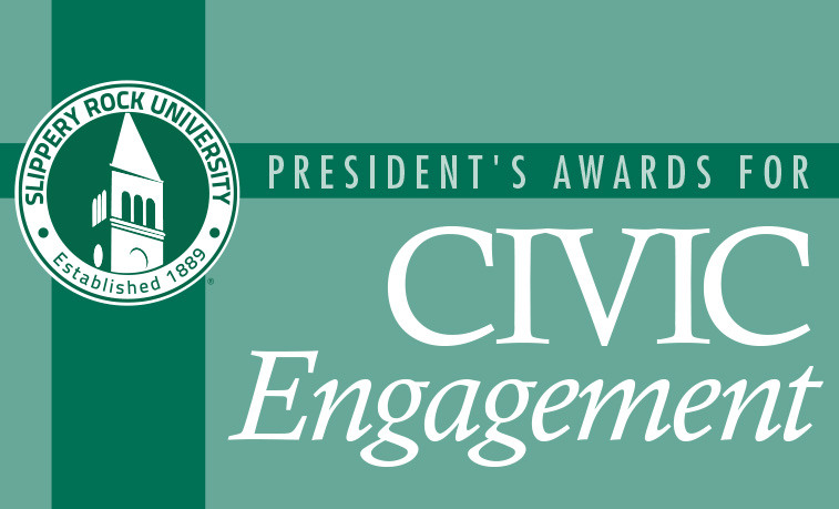 Civic engagement award graphic