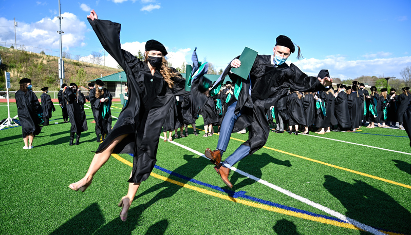 Spring commencement moments