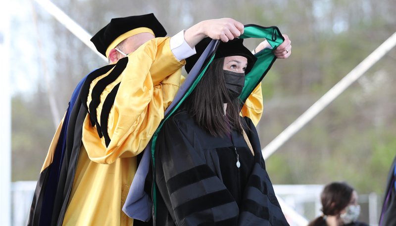 Spring commencement moments