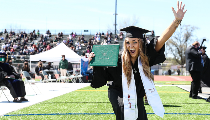 Spring commencement moments