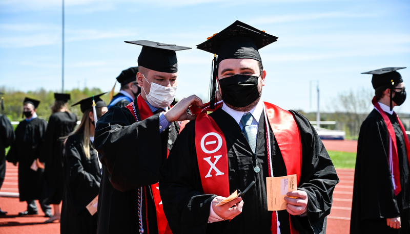 Spring commencement moments