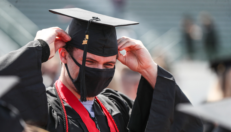 Spring commencement moments