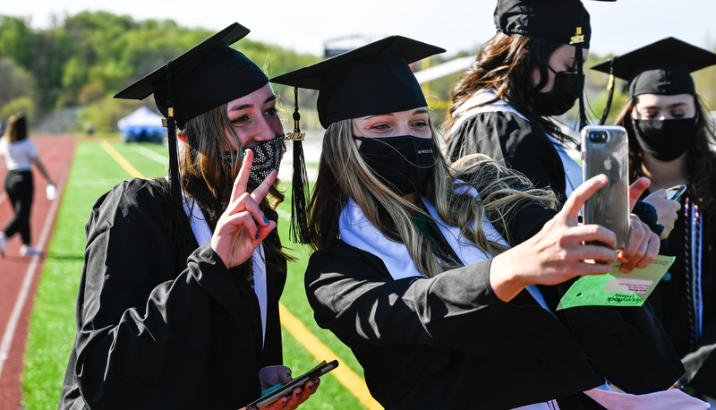 Spring commencement moments