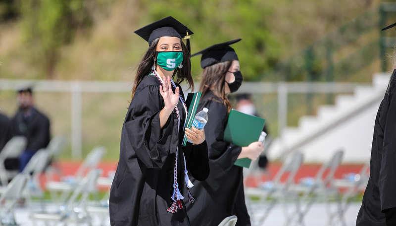 Spring commencement moments