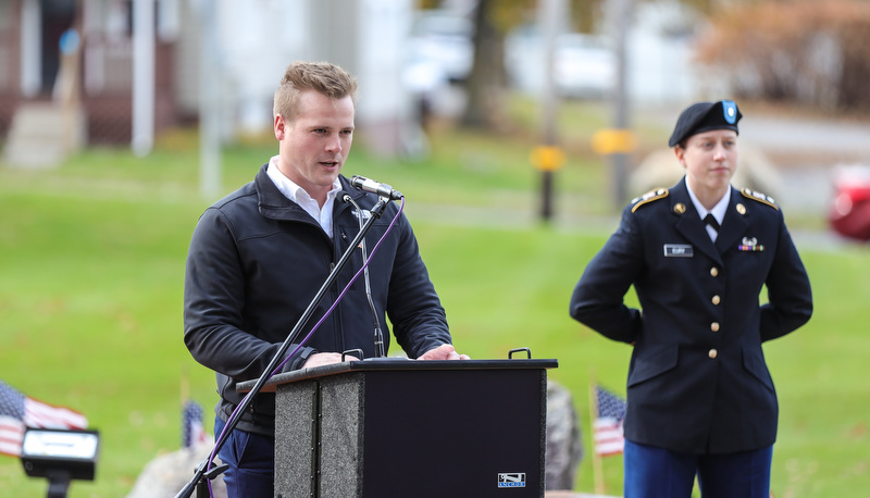 Veterans Day Ceremony on campus