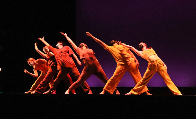 Dancers performing