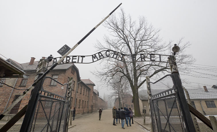 Auschwitz entrance