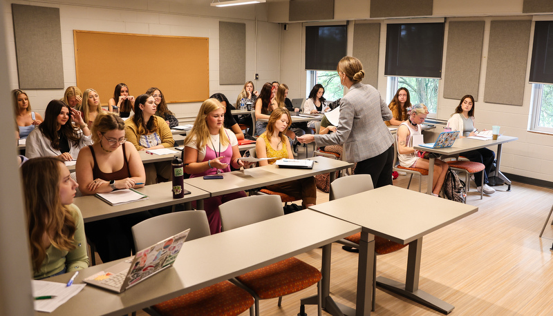 Students are back on camous for the first day of classes