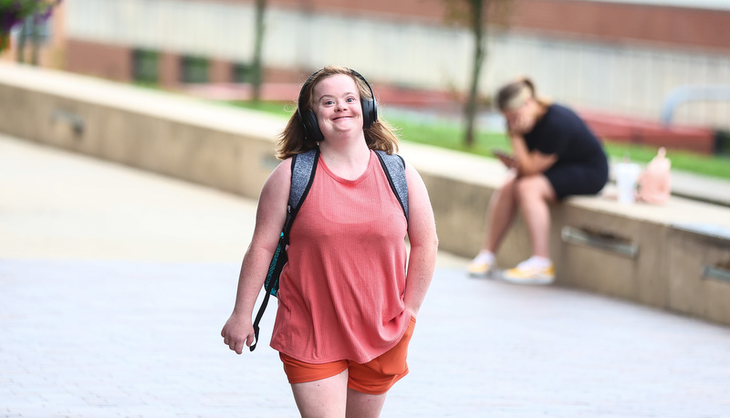 Students are back on camous for the first day of classes