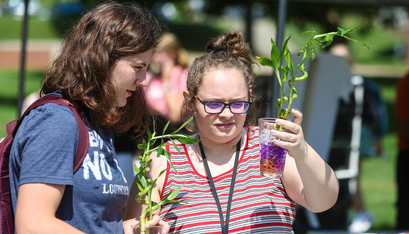 Students enjoying the first week activities