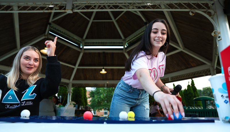 Students enjoying the first week activities