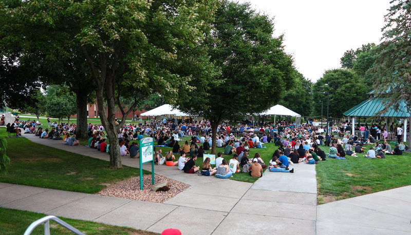 Students enjoying the first week activities