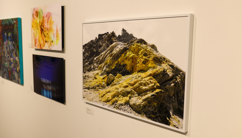 Art on display for a show