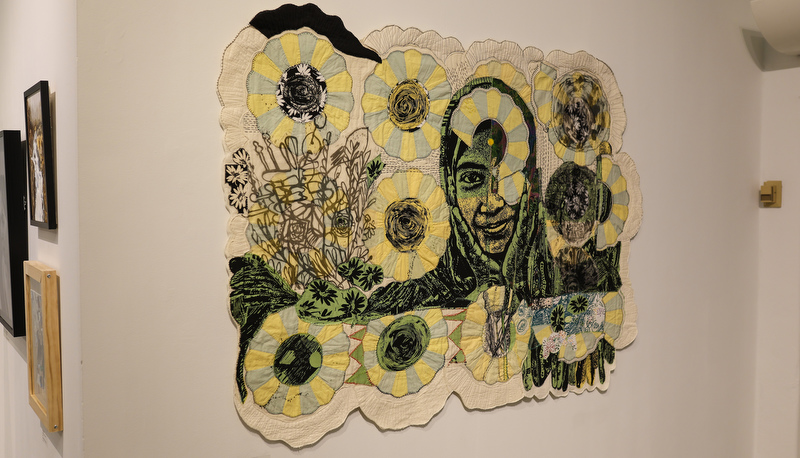 Art on display for a show