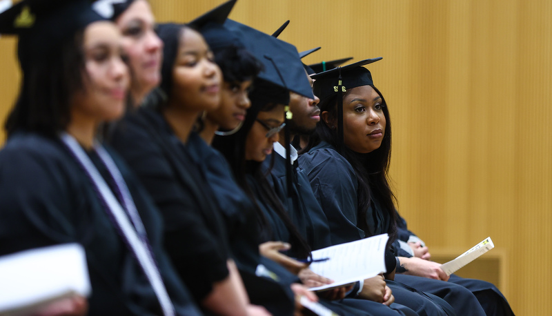 Students particiapte in graduation