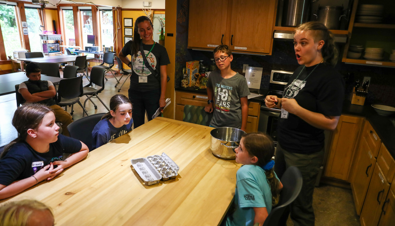 Children learning about sustainability