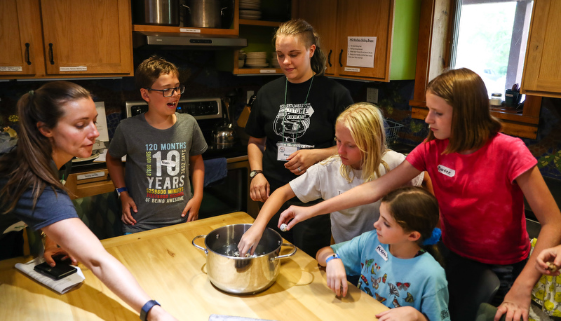 Children learning about sustainability