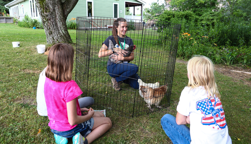 Children learning about sustainability