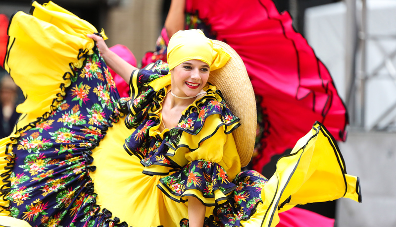 Dance students performing in Pittsburgh