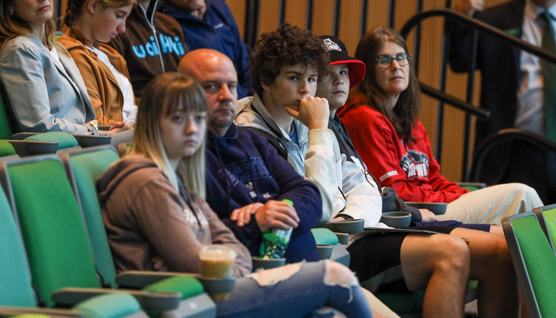 Prospective students visit campus