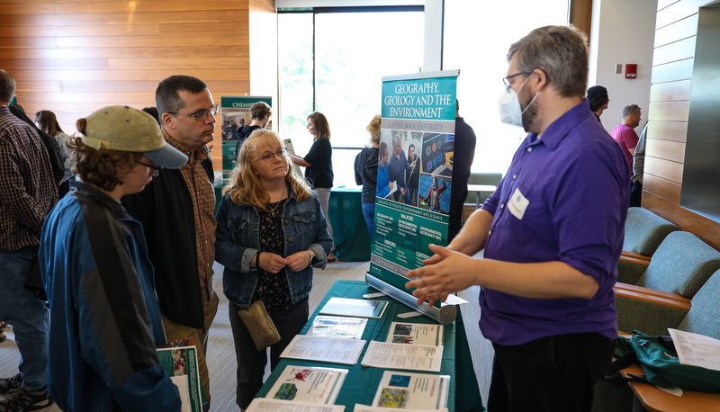 Prospective students visit campus