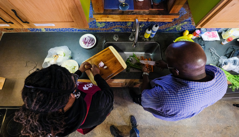 filming of a Soul Food episode