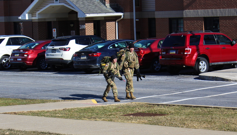 Cadets participate in the Arctic Ranger challenge