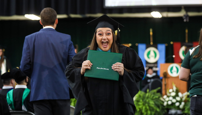 Graduates celebrating