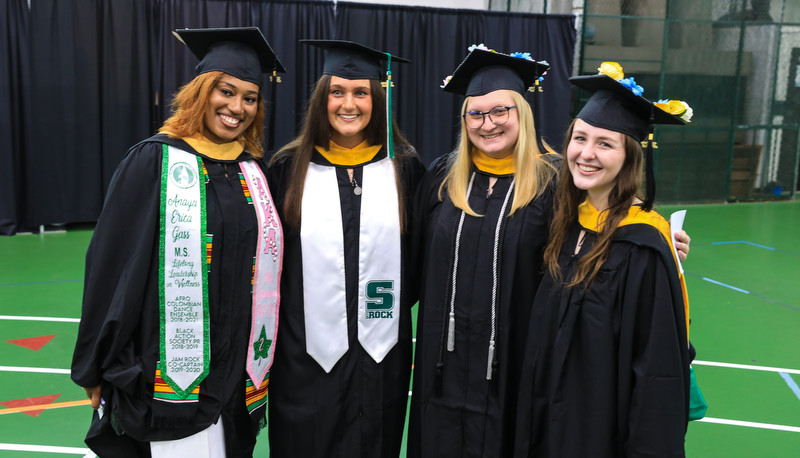 Graduates celebrating