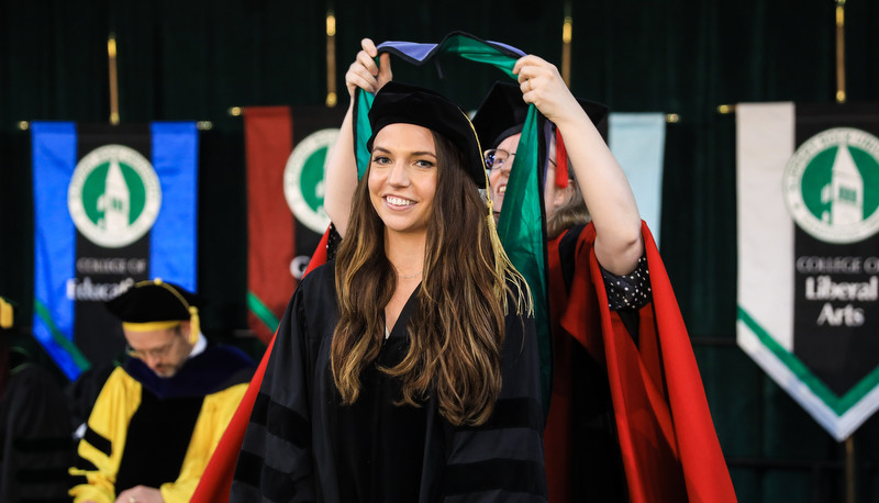 Graduates celebrating