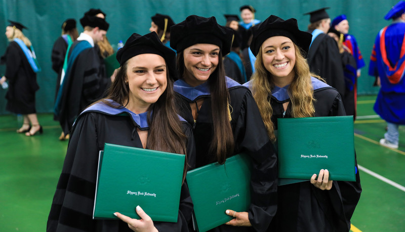 Graduates celebrating