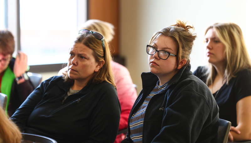 Students visiting SRU