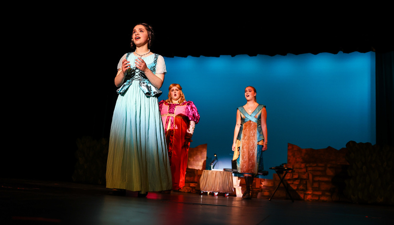 Actors perfoming on stage