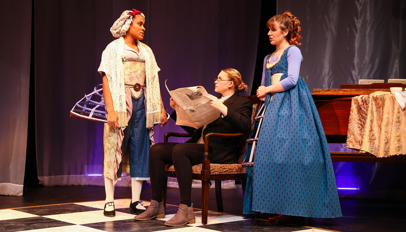 Students performing Pride and Prejudice