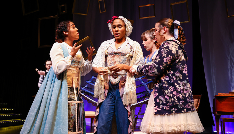Students performing Pride and Prejudice