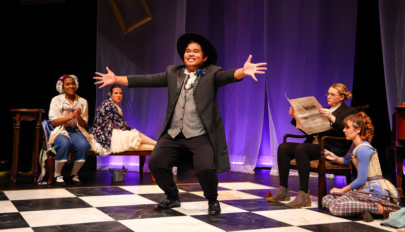Students performing Pride and Prejudice