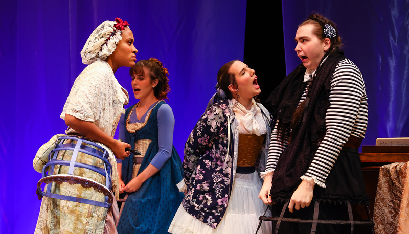 Students performing Pride and Prejudice
