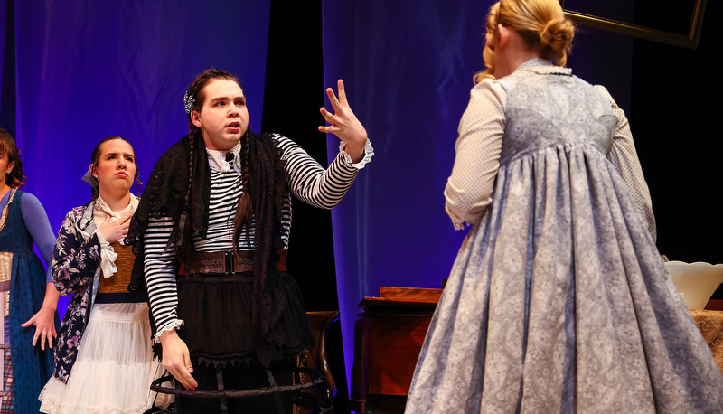 Students performing Pride and Prejudice