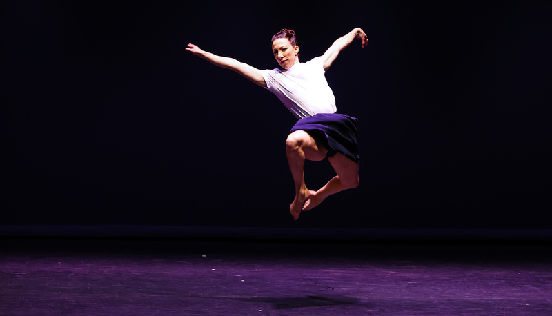 Dance students performing in the concert